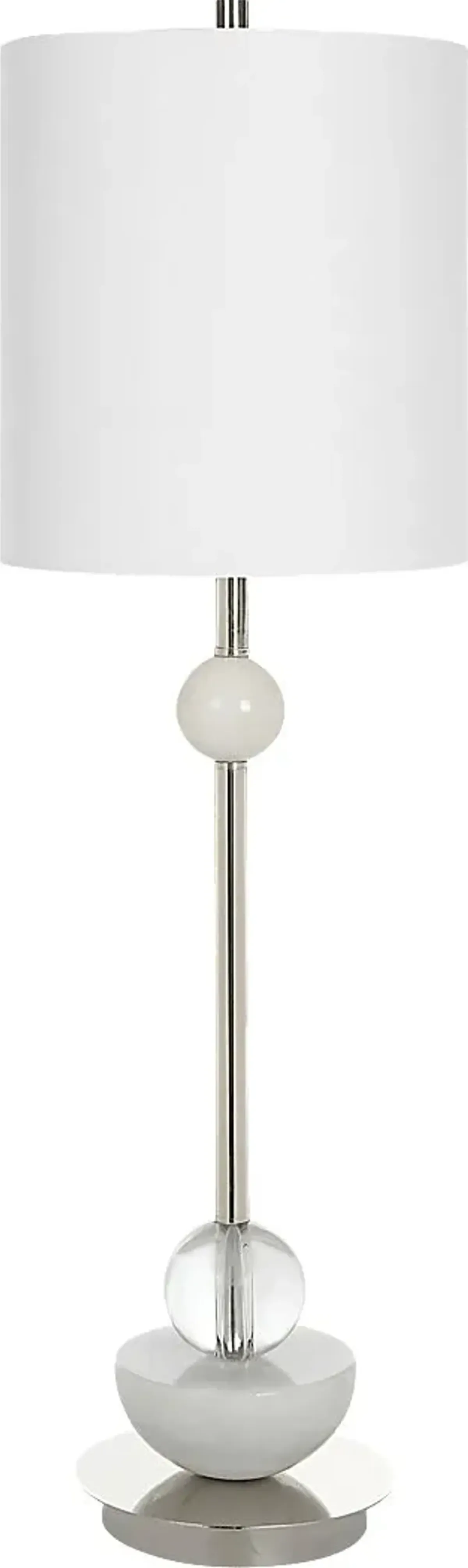 Pecky Oaks Silver Lamp