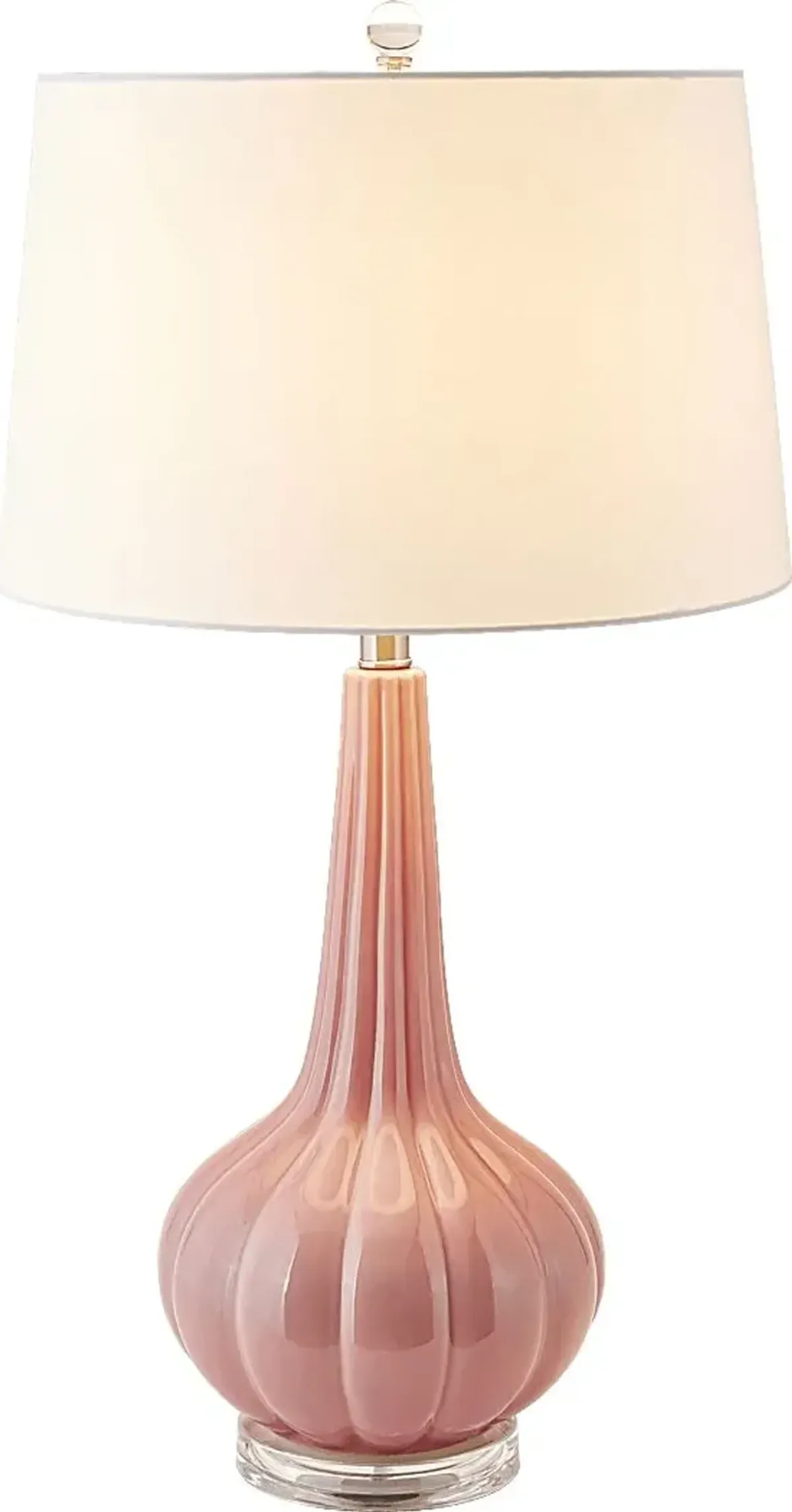 Stilton Shores Pink Lamp