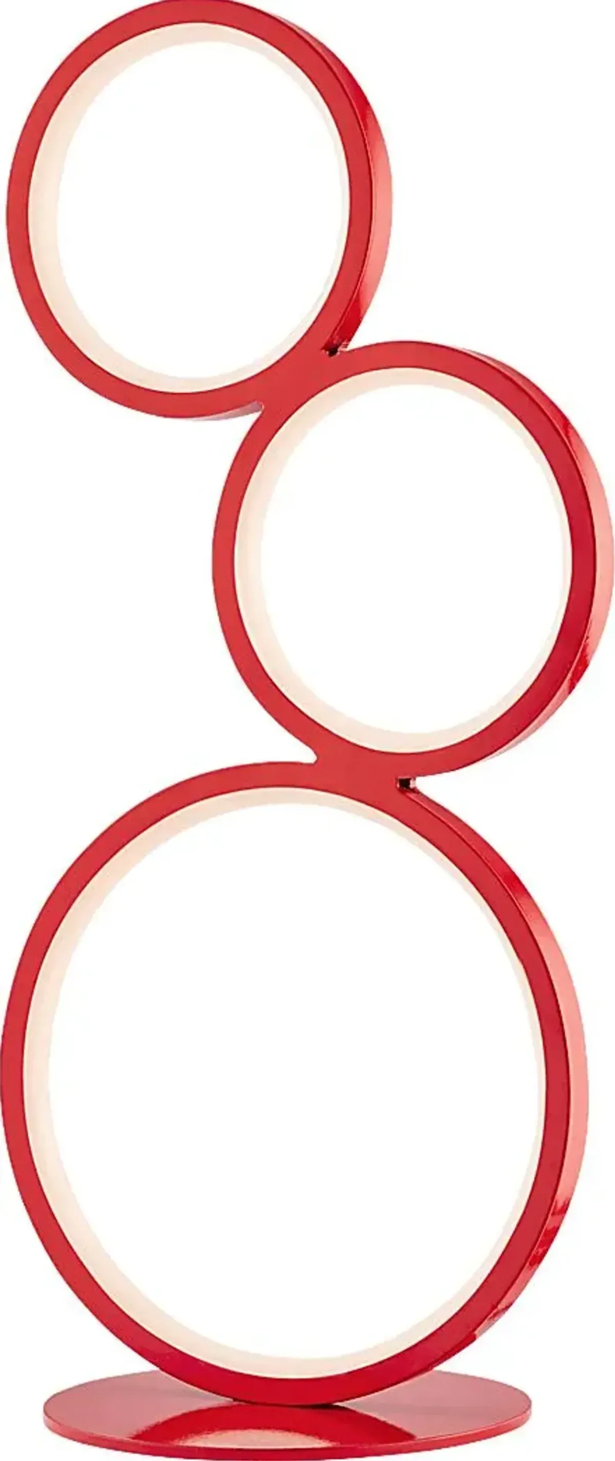 Magna Circle Red Lamp