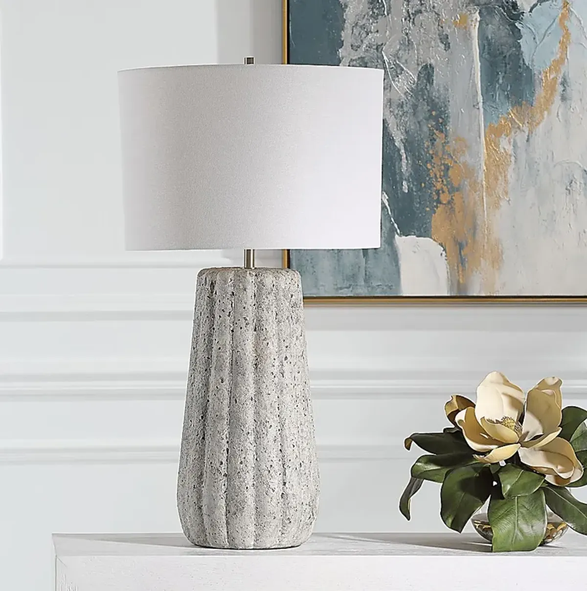 Martinque Peak Gray Lamp