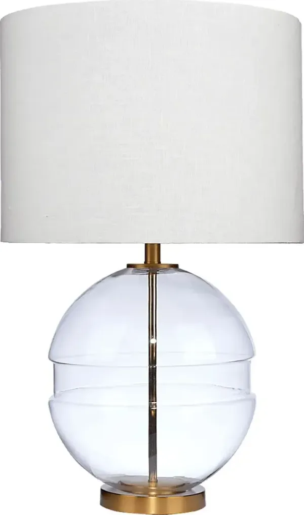 Yeats Way Brass Lamp