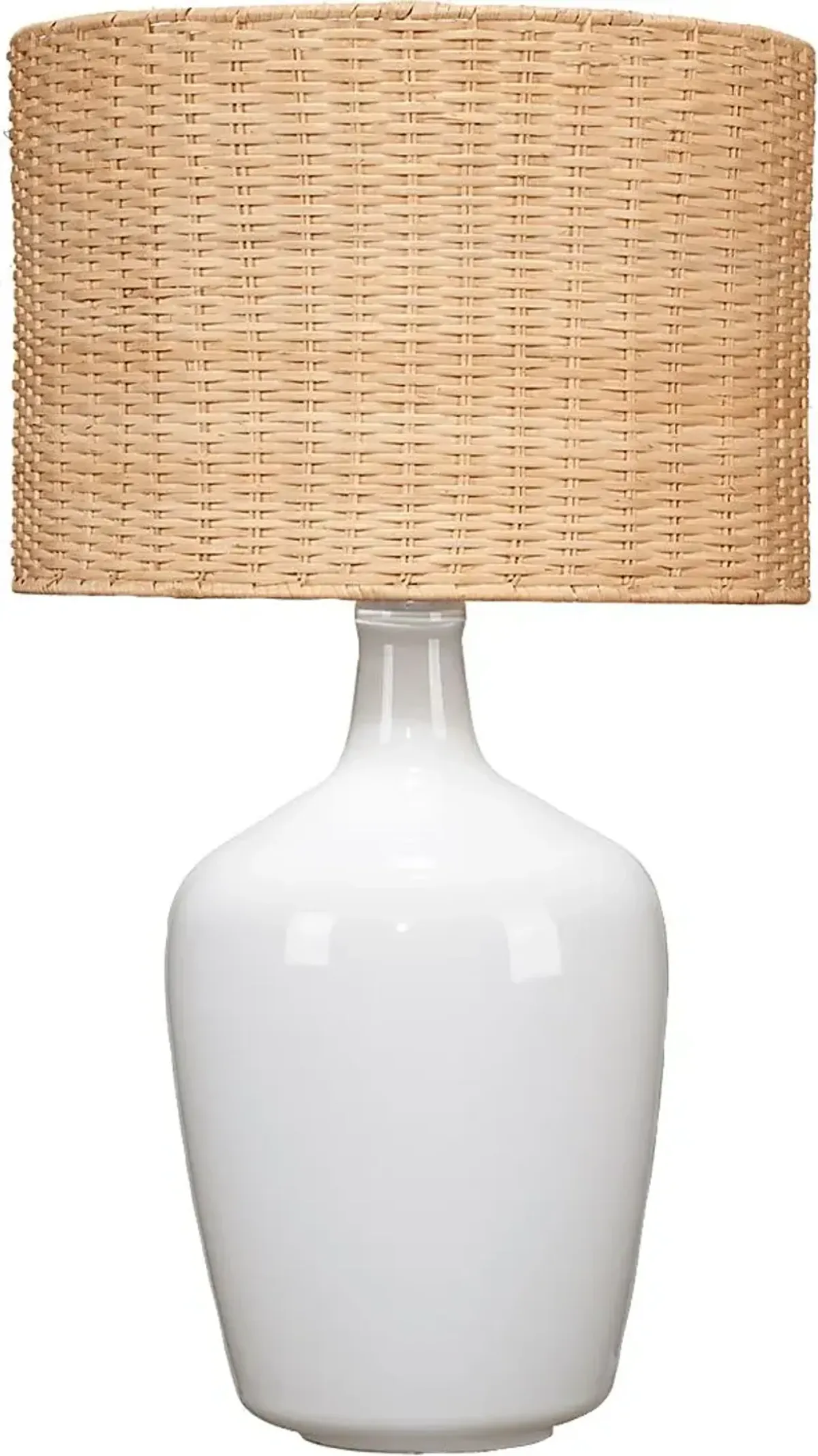 Quaga Cove White Lamp