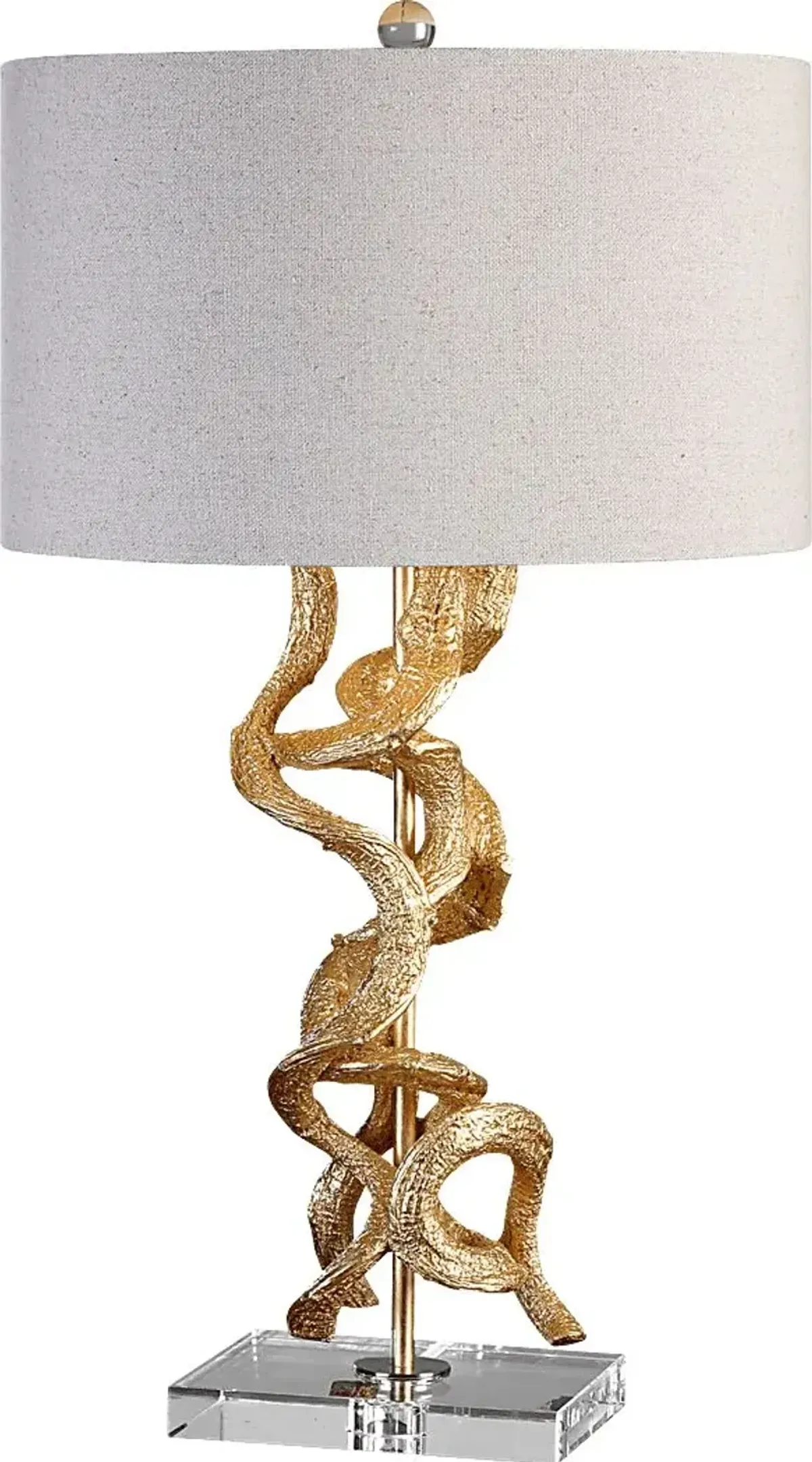 Davina Bend Gold Lamp