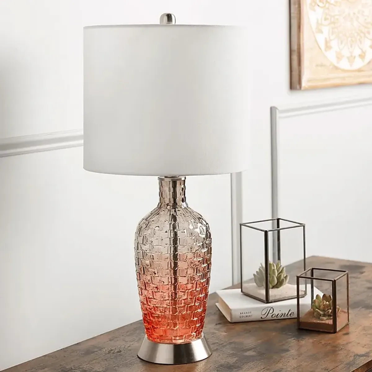 Walcott Hollow Red Lamp