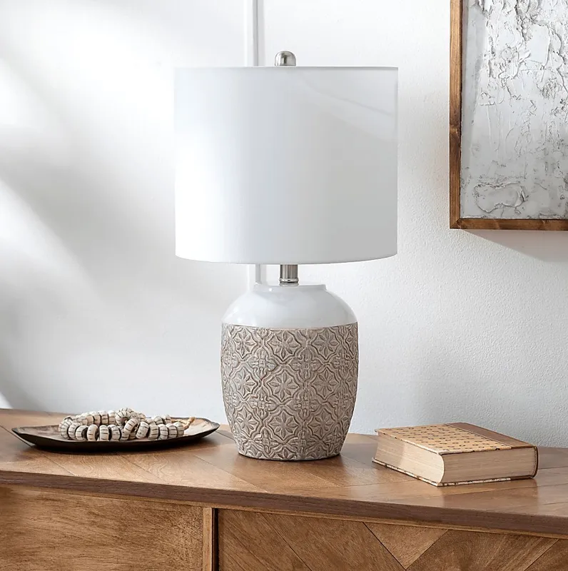 Lafferty Island Beige Lamp