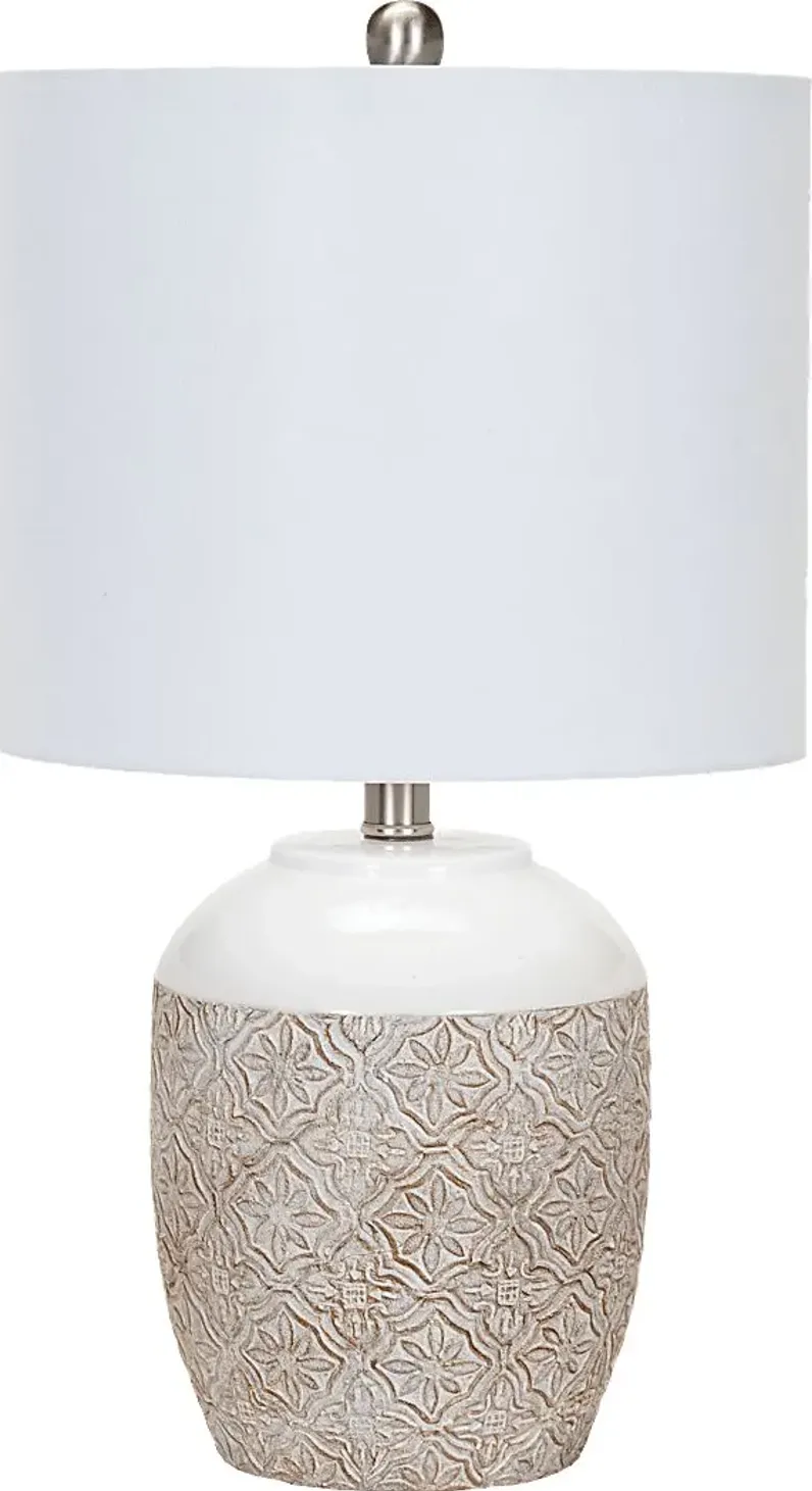 Lafferty Island Beige Lamp