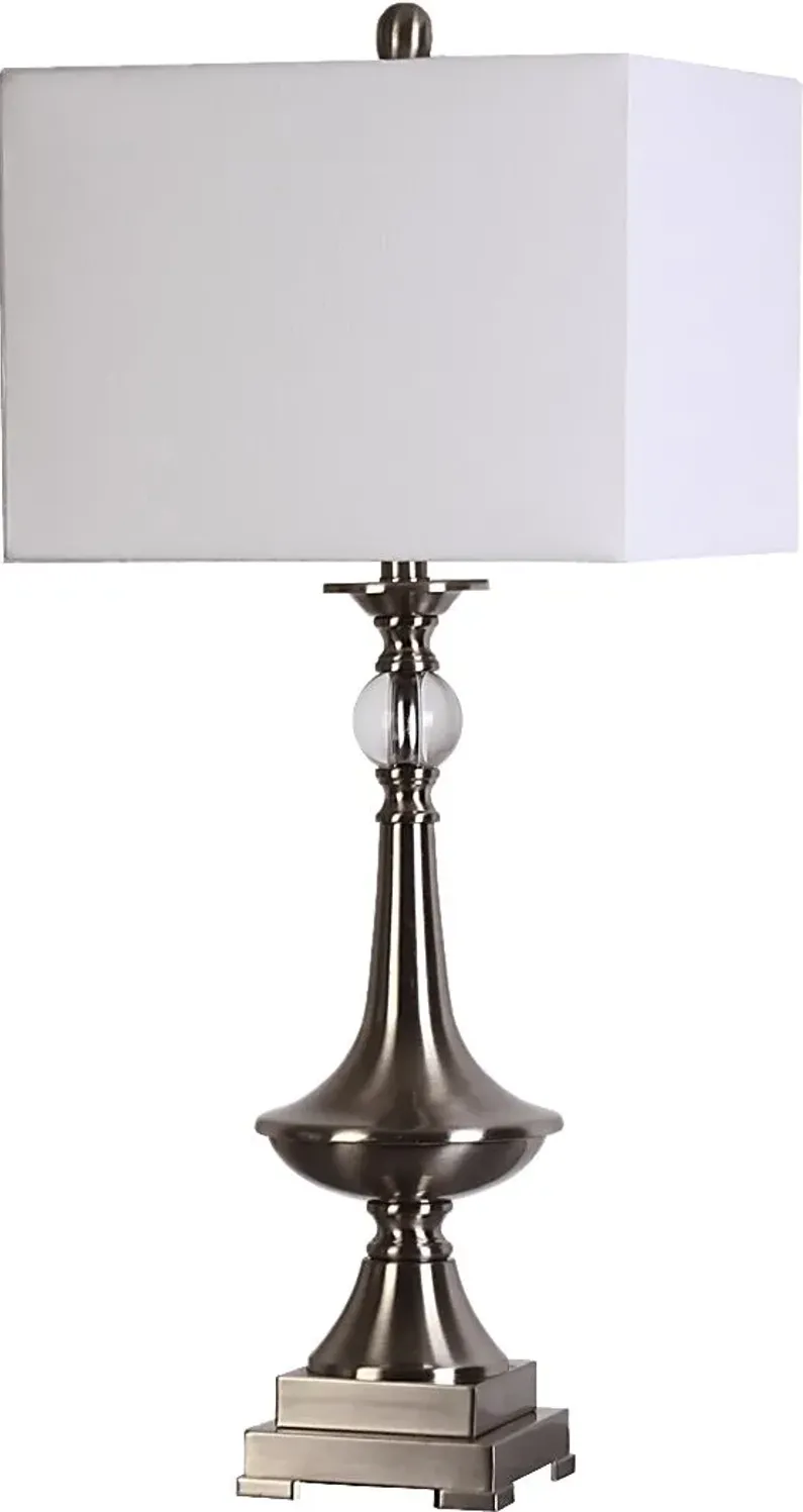 Patchin Bend Gray Lamp