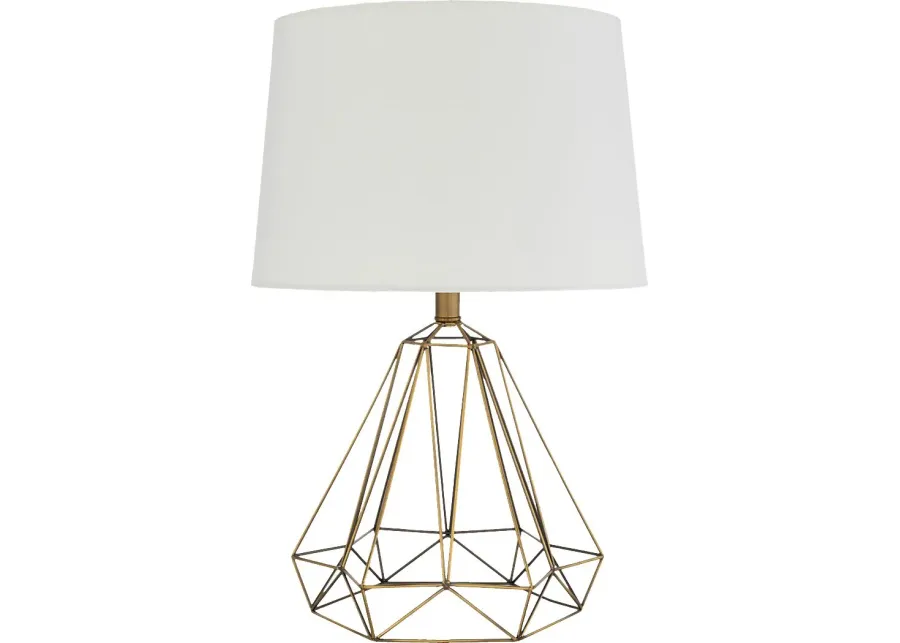 Fyfe Loop Gold Lamp