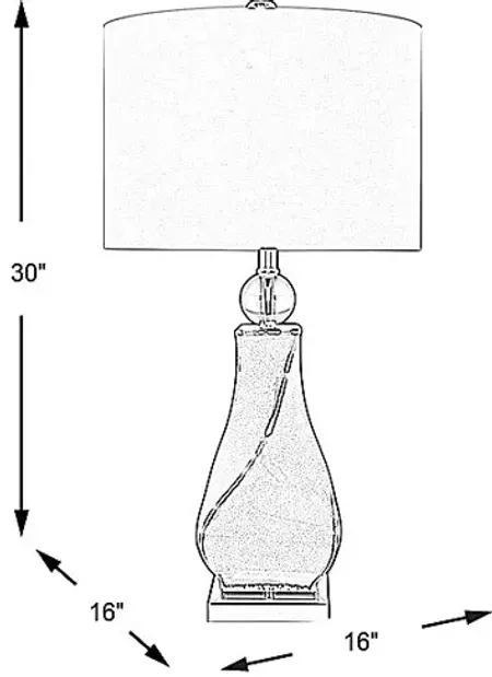 Ellura Ivory Lamp