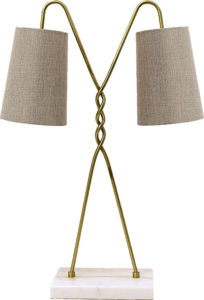 Amaretto Isle Brass Lamp