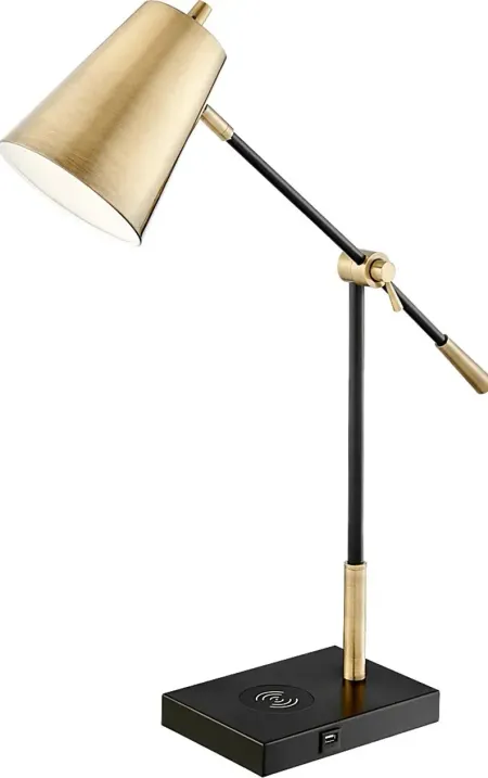Yardarm Edge Brass Lamp