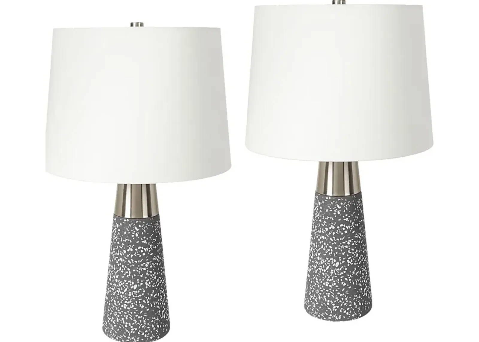 Kildate Edge Gray Lamp, Set of 2