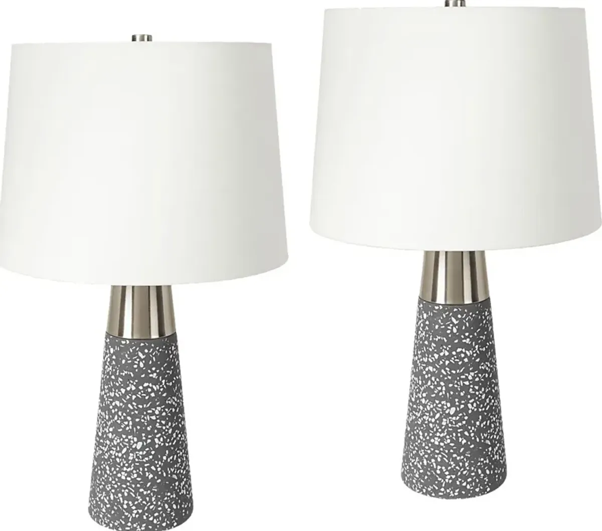 Kildate Edge Gray Lamp, Set of 2