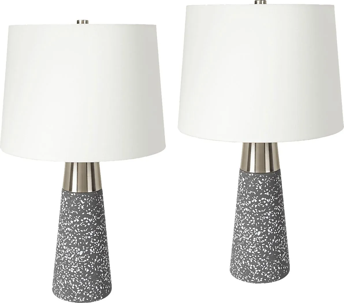 Kildate Edge Gray Lamp, Set of 2