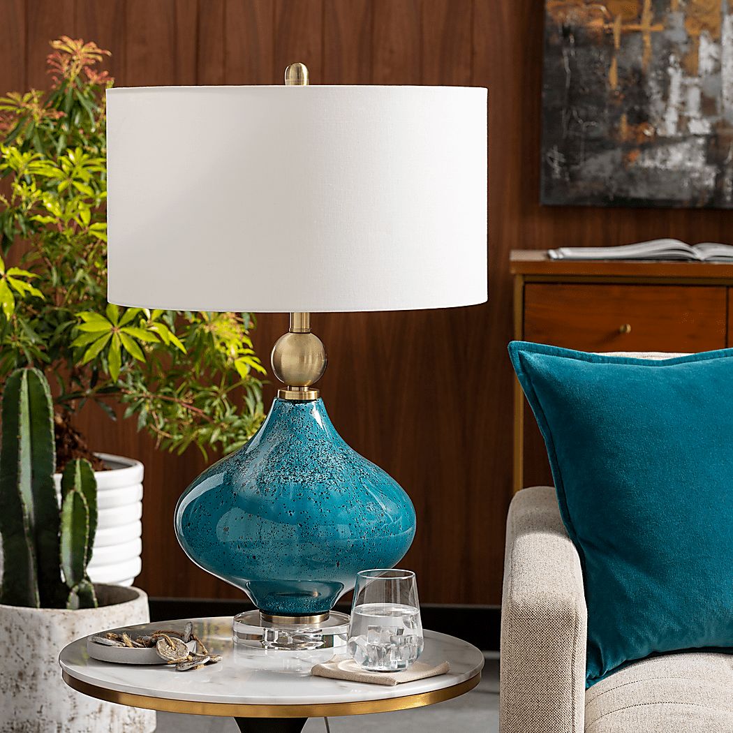 Rhett Peak Blue Lamp