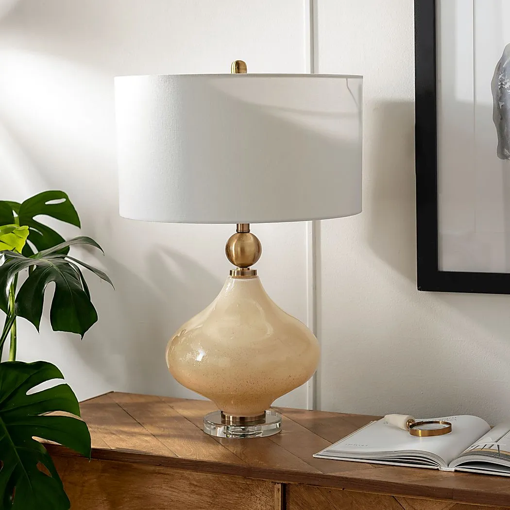 Rhett Peak Ivory Lamp