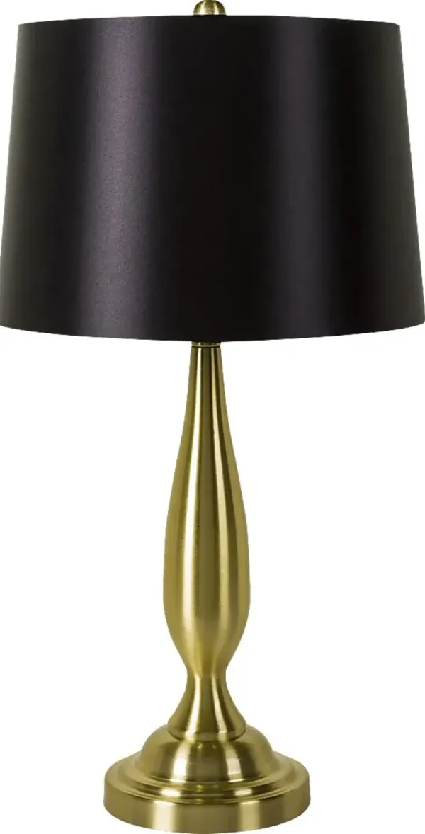 Shari Loop Brass Lamp