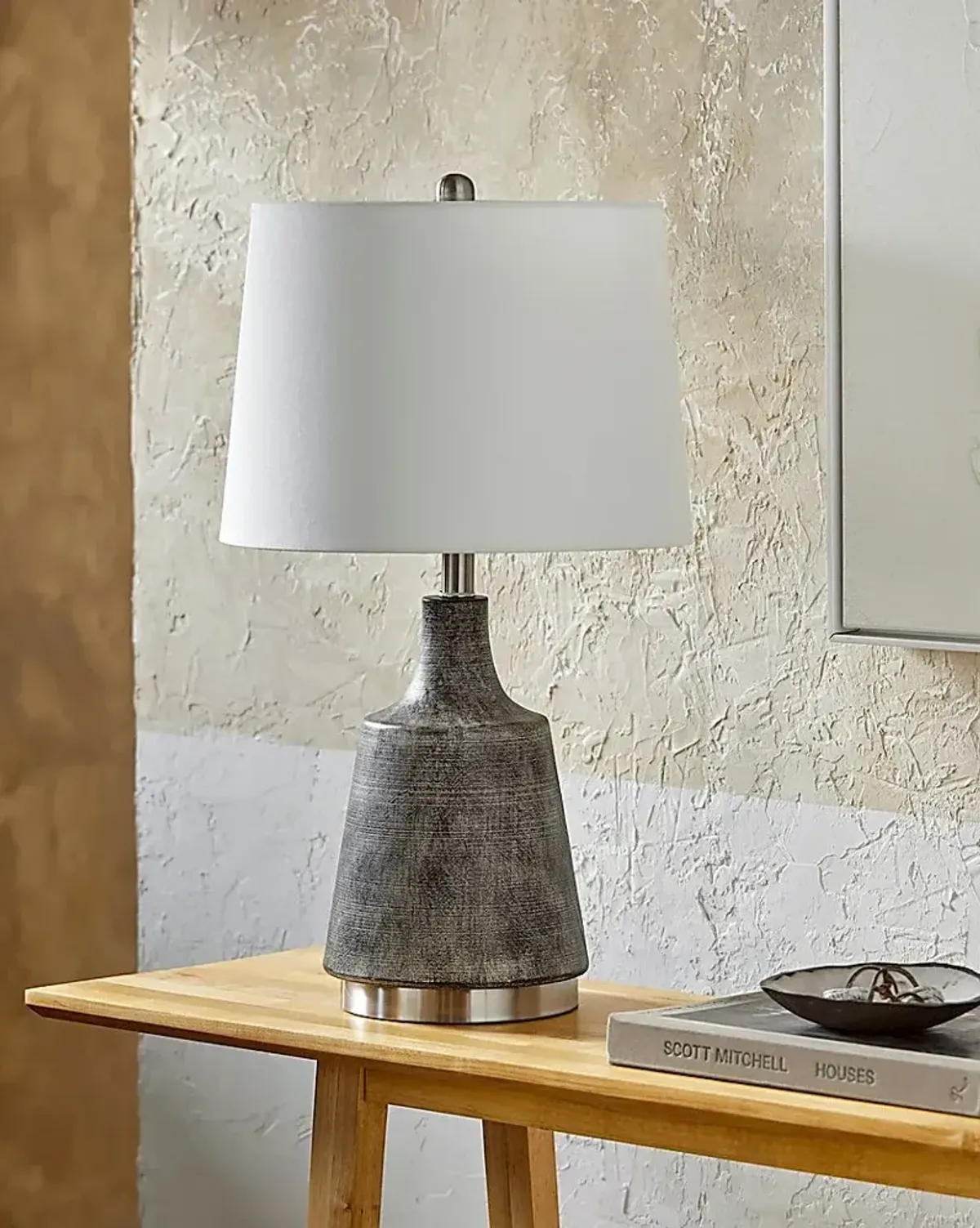 Derrink Hollow Gray Lamp