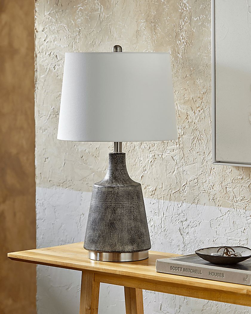 Derrink Hollow Gray Lamp