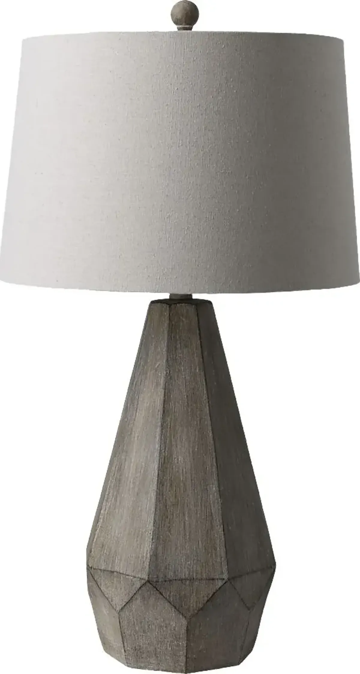 Enford Edge Charcoal Lamp