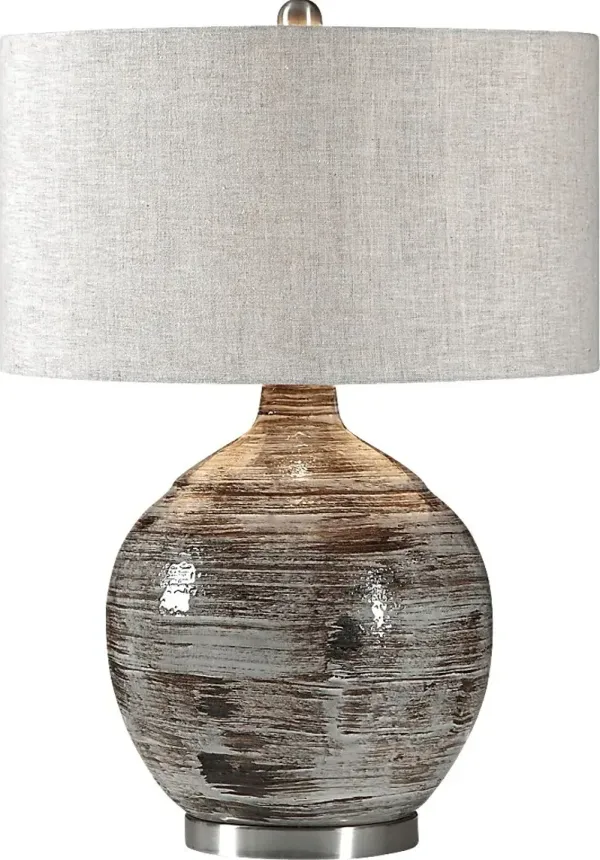 Sutton Club Gray Lamp