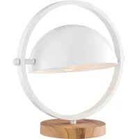 Ancroft Circle White Lamp
