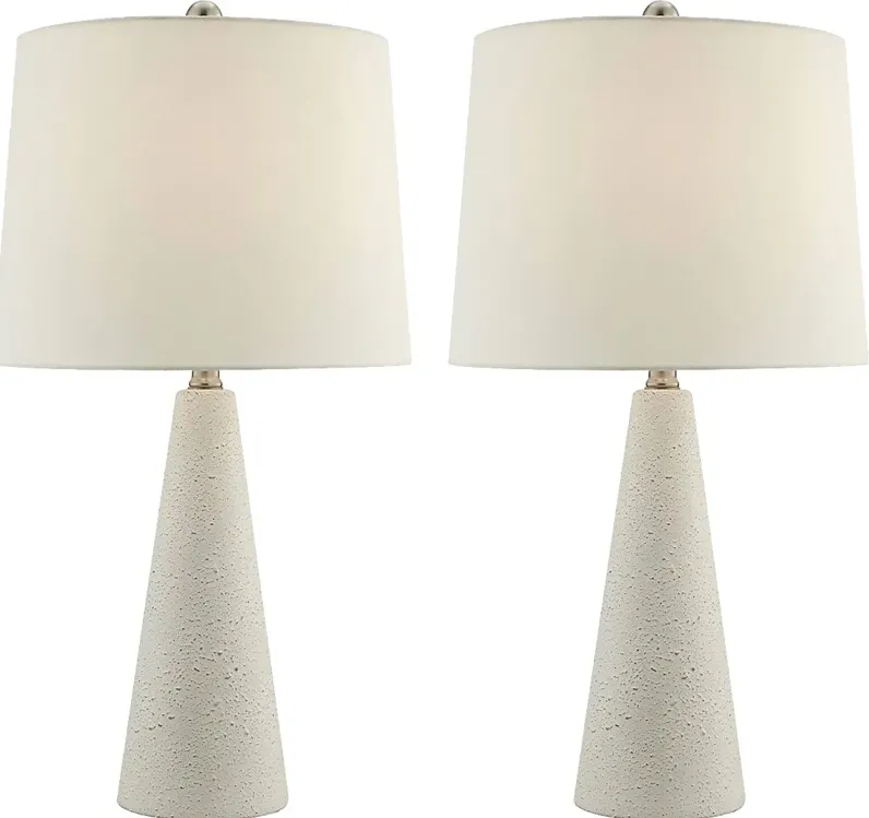 Varn Lane White Lamp, Set of 2