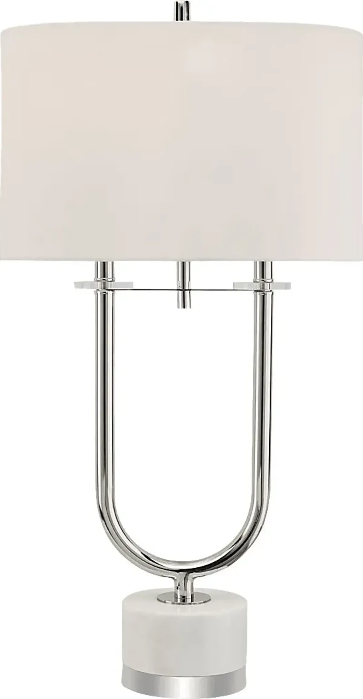 Zenya Silver Lamp