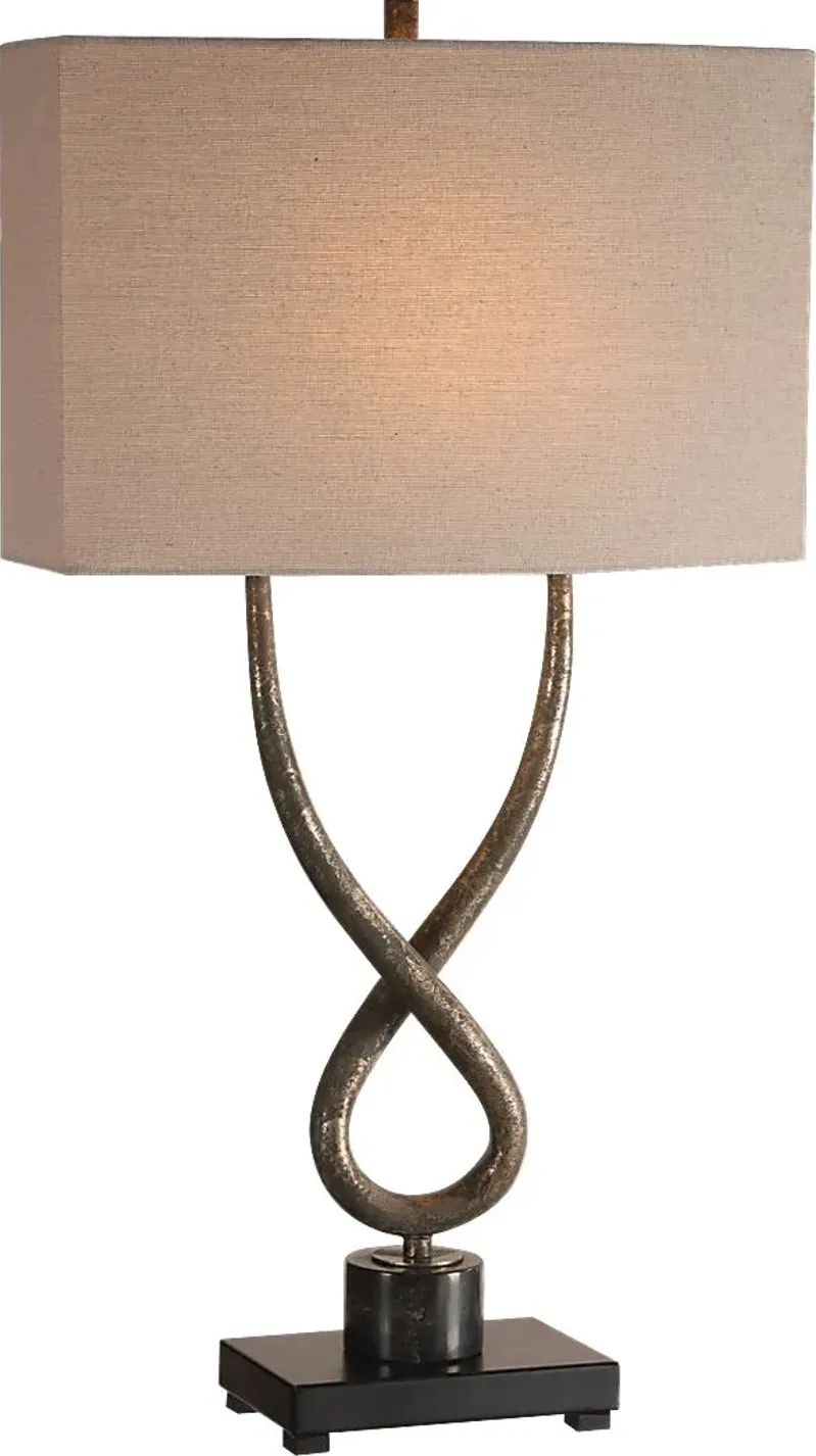 Carol Ann Way Silver Lamp