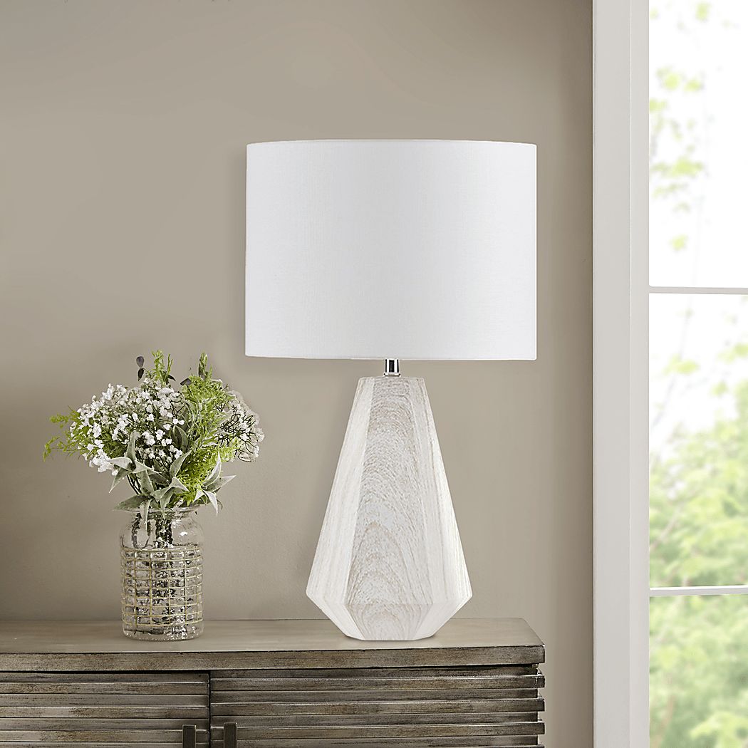 Jolson Shade White Lamp