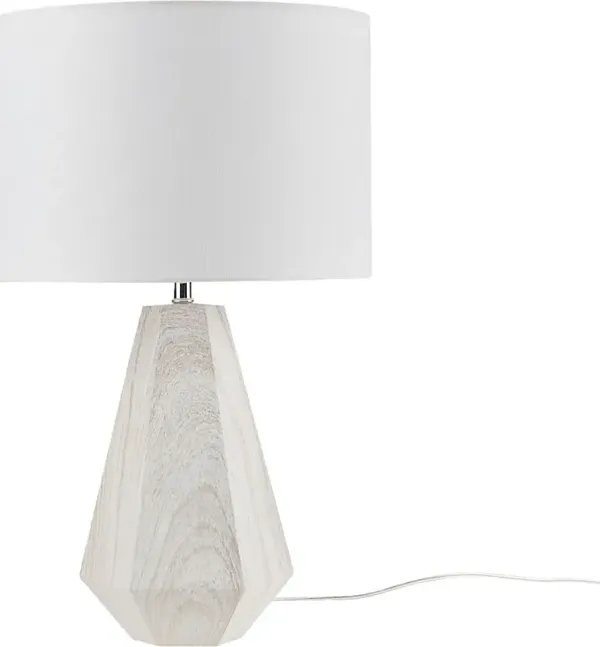 Jolson Shade White Lamp