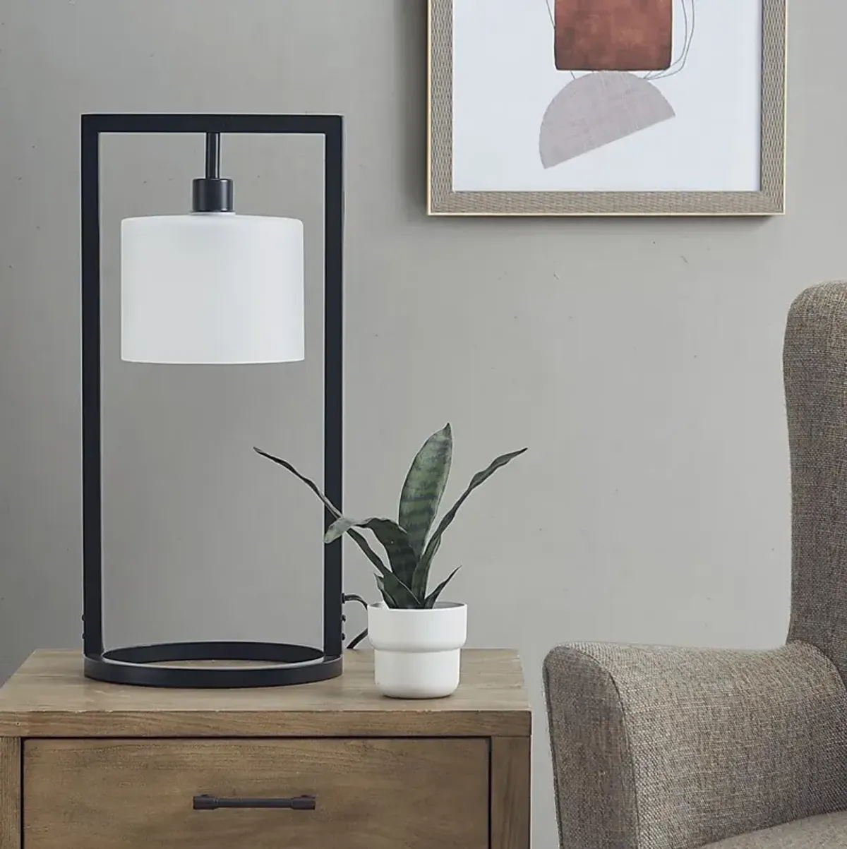 Irongate Bay Black Lamp