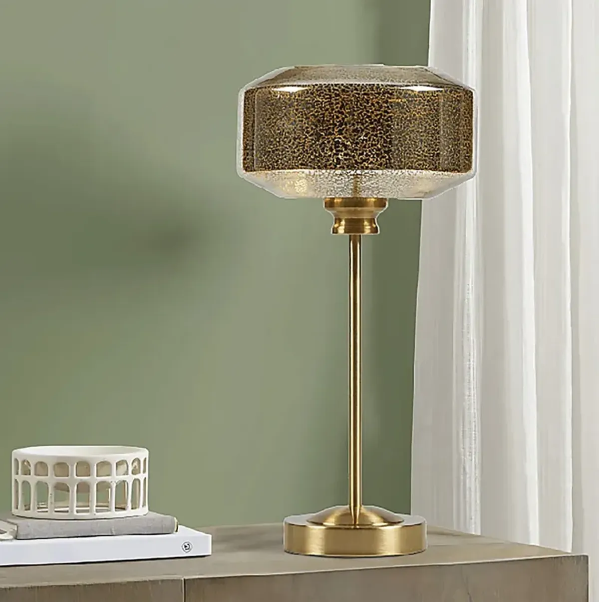 Lamiance Post Gold Lamp