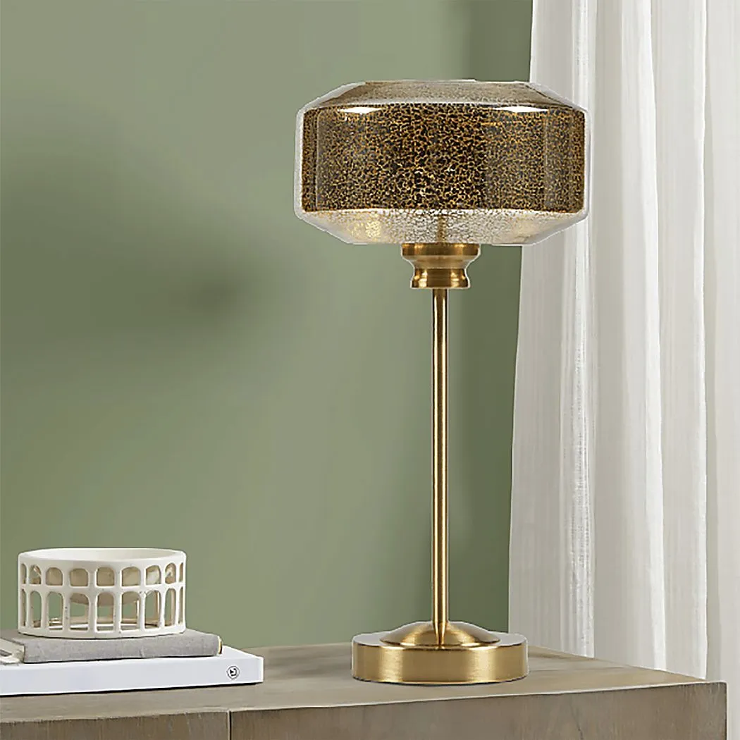 Lamiance Post Gold Lamp