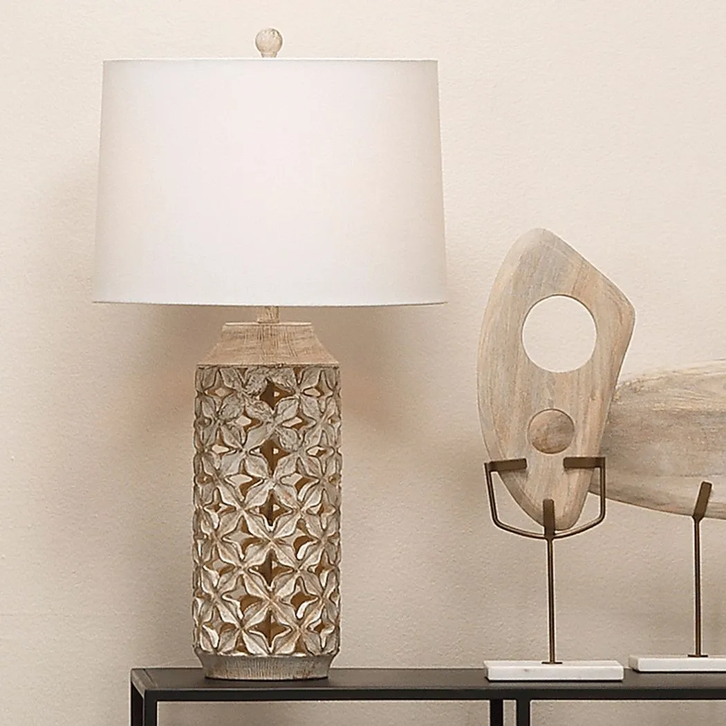 Uhlrich Hills White Lamp