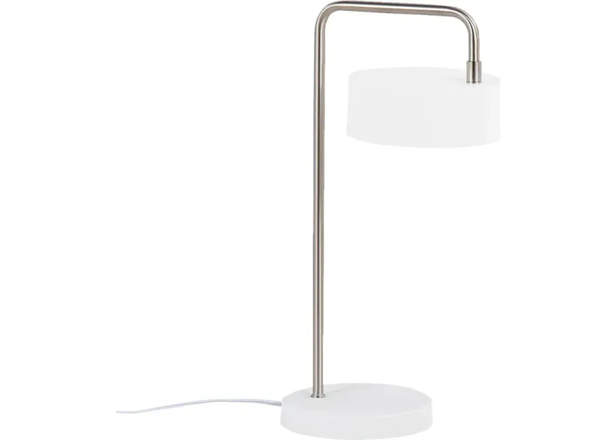 Raleigh Shade White Lamp