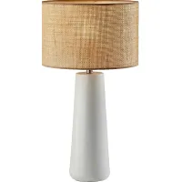 Harney Cave White Lamp