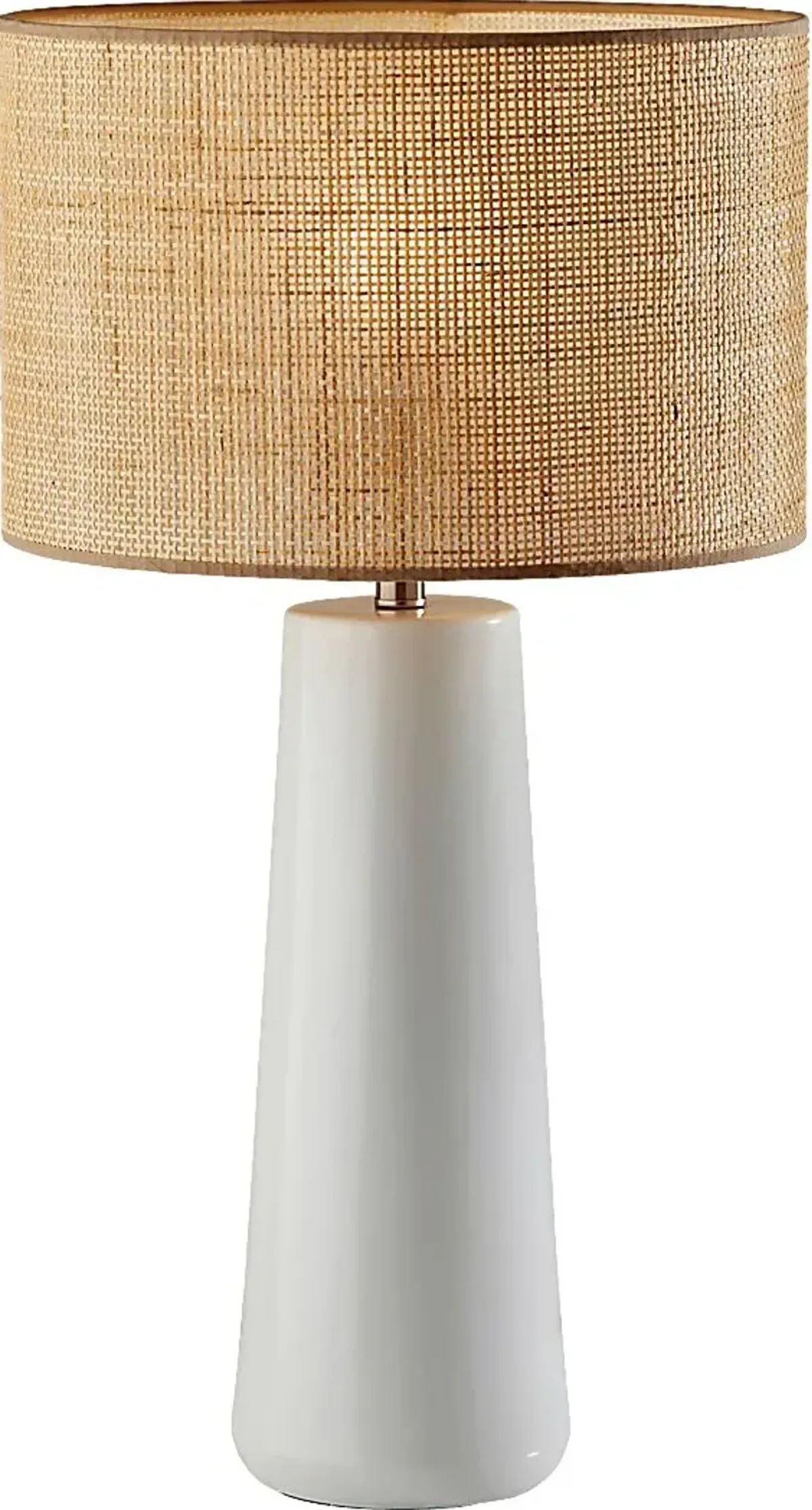 Harney Cave White Lamp