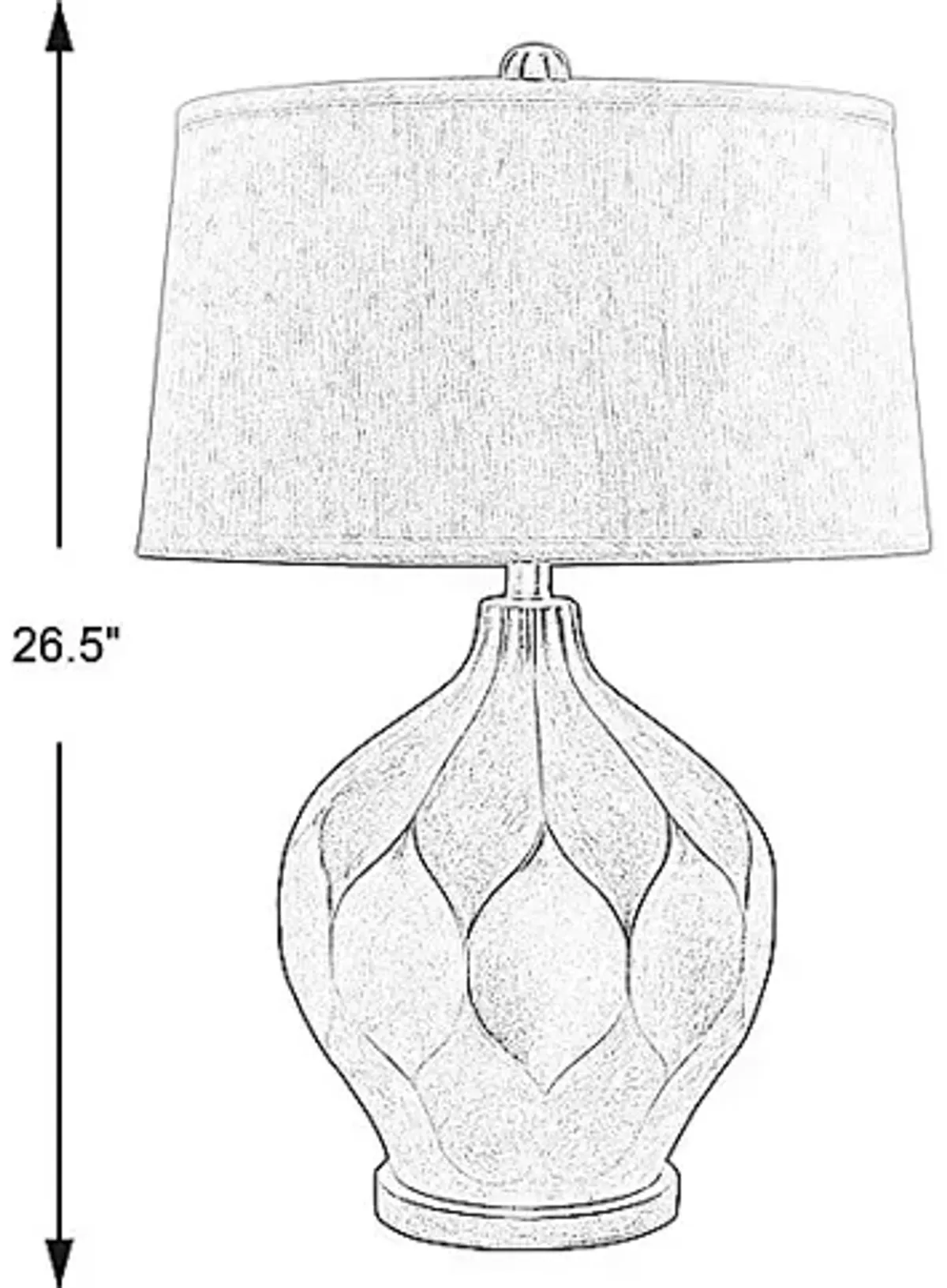 Byrens Gray Lamp