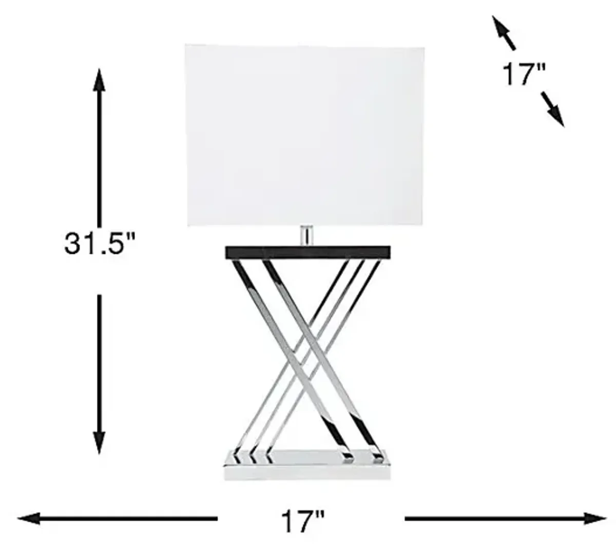 Kriftel Silver Lamp