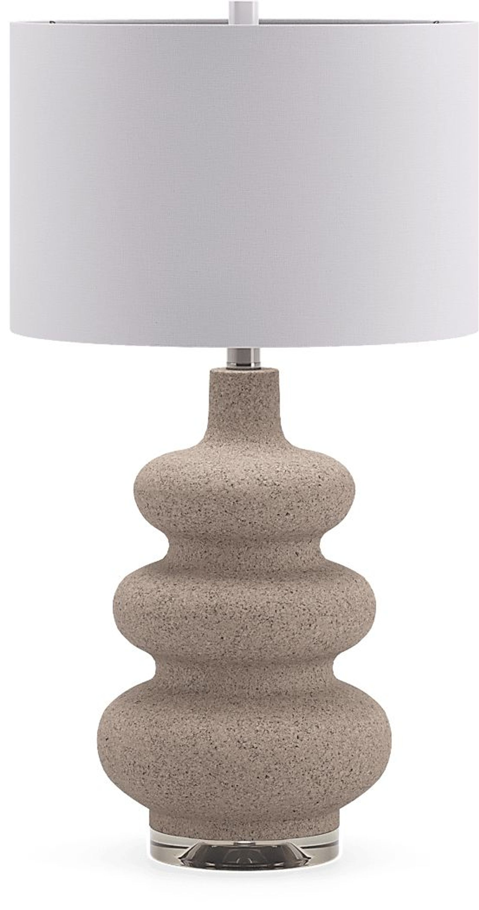 Delia Shores Beige Table Lamp