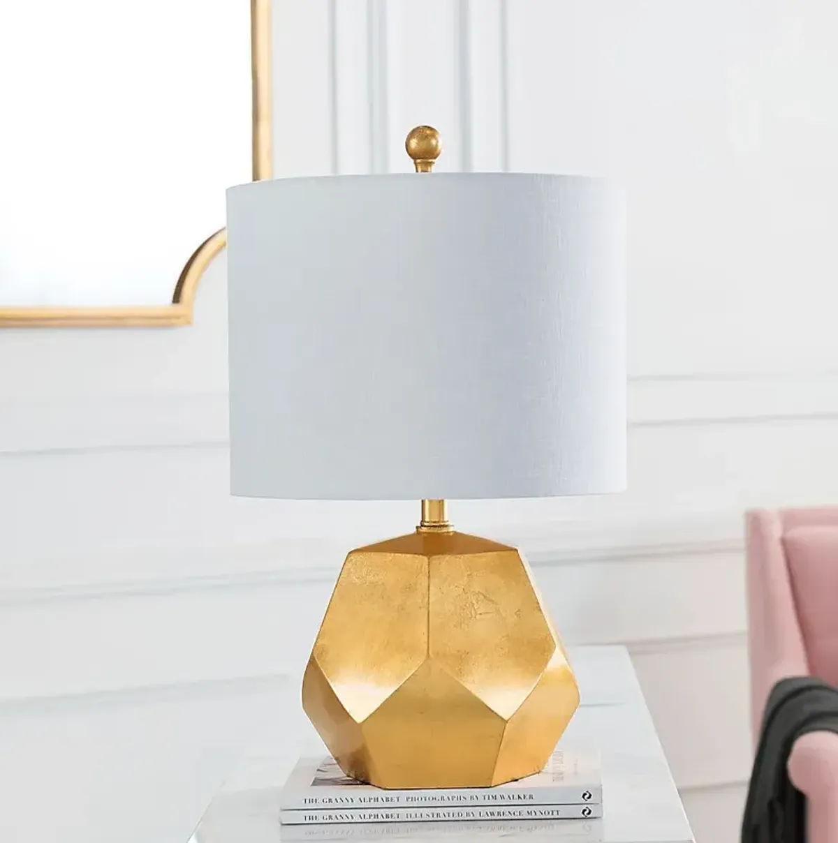 Hazelhurst Street Gold Lamp