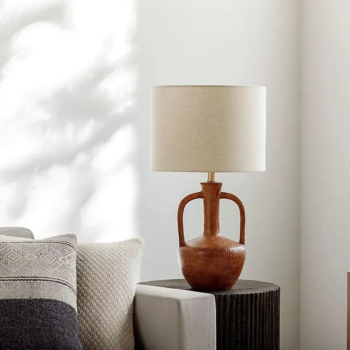 Adare Drive Tan Lamp