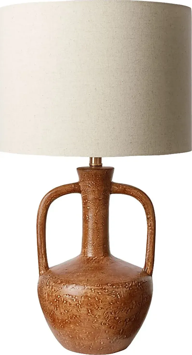 Adare Drive Tan Lamp