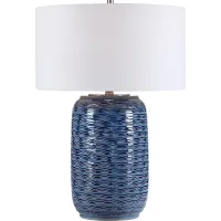 Evelyn Gate Blue Lamp