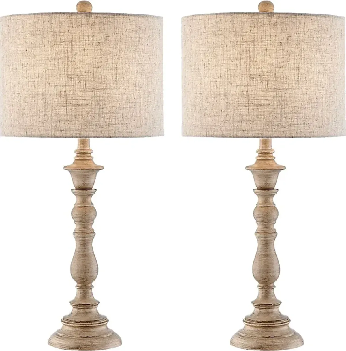 Andora Drive Brown Lamp, Set of 2