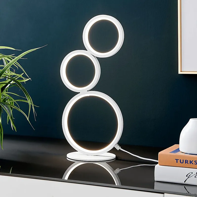 Magna Circle White Lamp