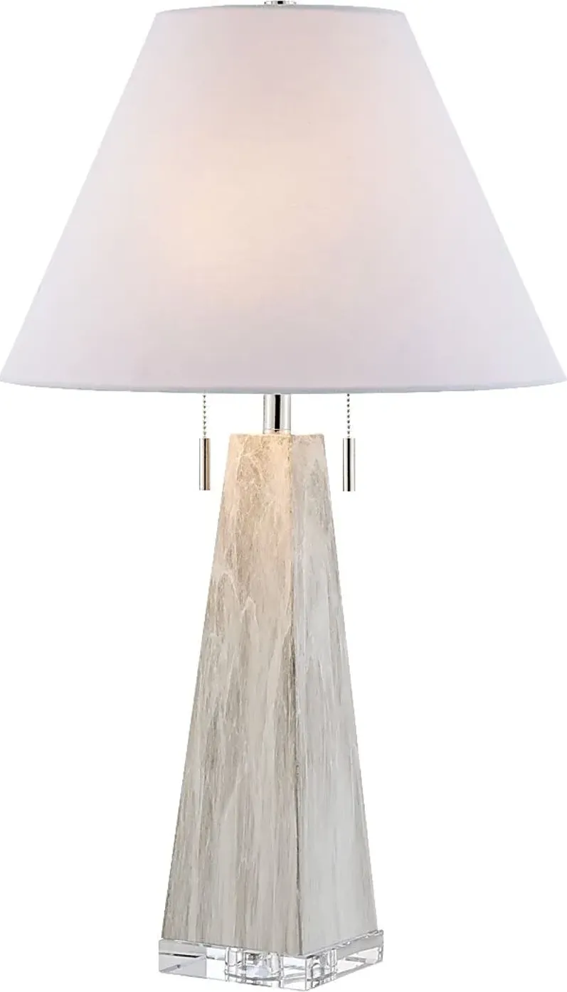 Cayuga Club White Lamp