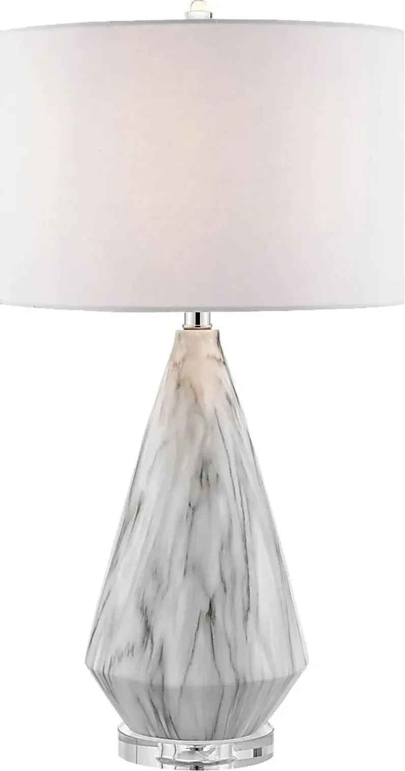 Doune Oaks White Lamp