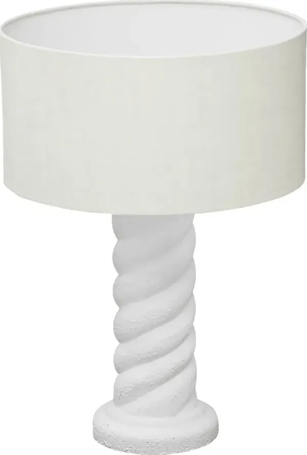 Inlet Hills White Lamp